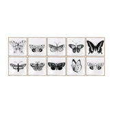 Provence Butterfly Wall Tile Stickers - Stylish Peel and Stick Decals, Residue-Free, Set of 10, Perfect for Kitchen and Bathroom Decor